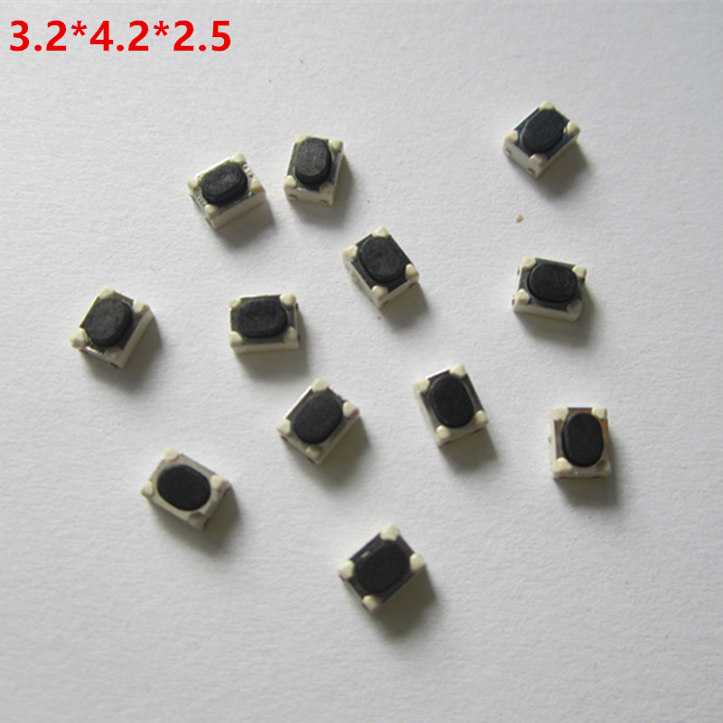 Push Button Tactile - 20 Stuks 3.2*4.2*2.5 Microschakelaar Auto Sleutel