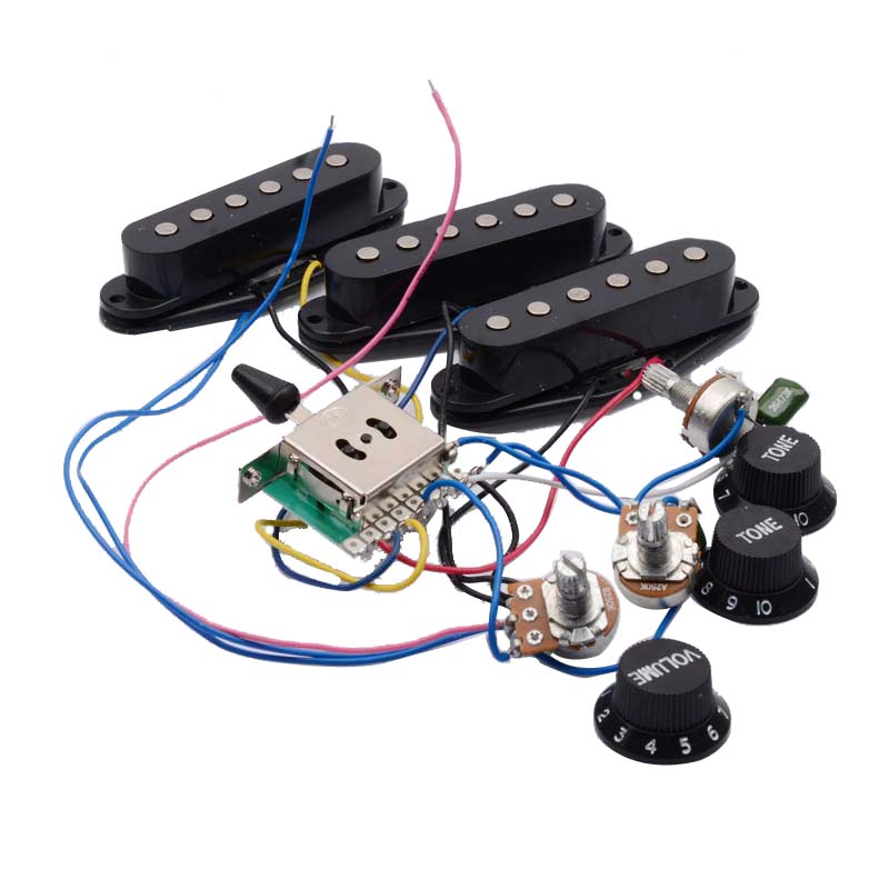Diy Electric Guitar Electronics - Elektrische Gitaar Pick-Up Bedrade Kabelboom Prewired