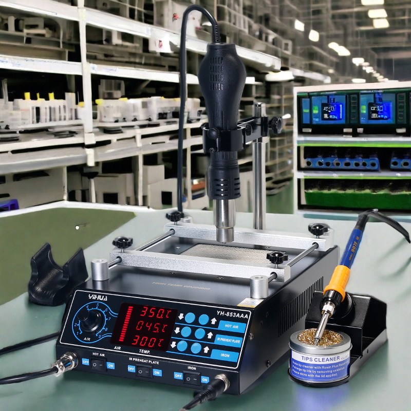 Hot Air Rework Station - 2026 Hot Sale Yihua 853AAA soldeerstation