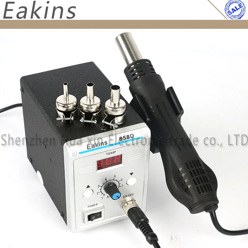 Hot Air Rework Station - Heteluchtpistool 858D Desolderen Solderen Rework SMD