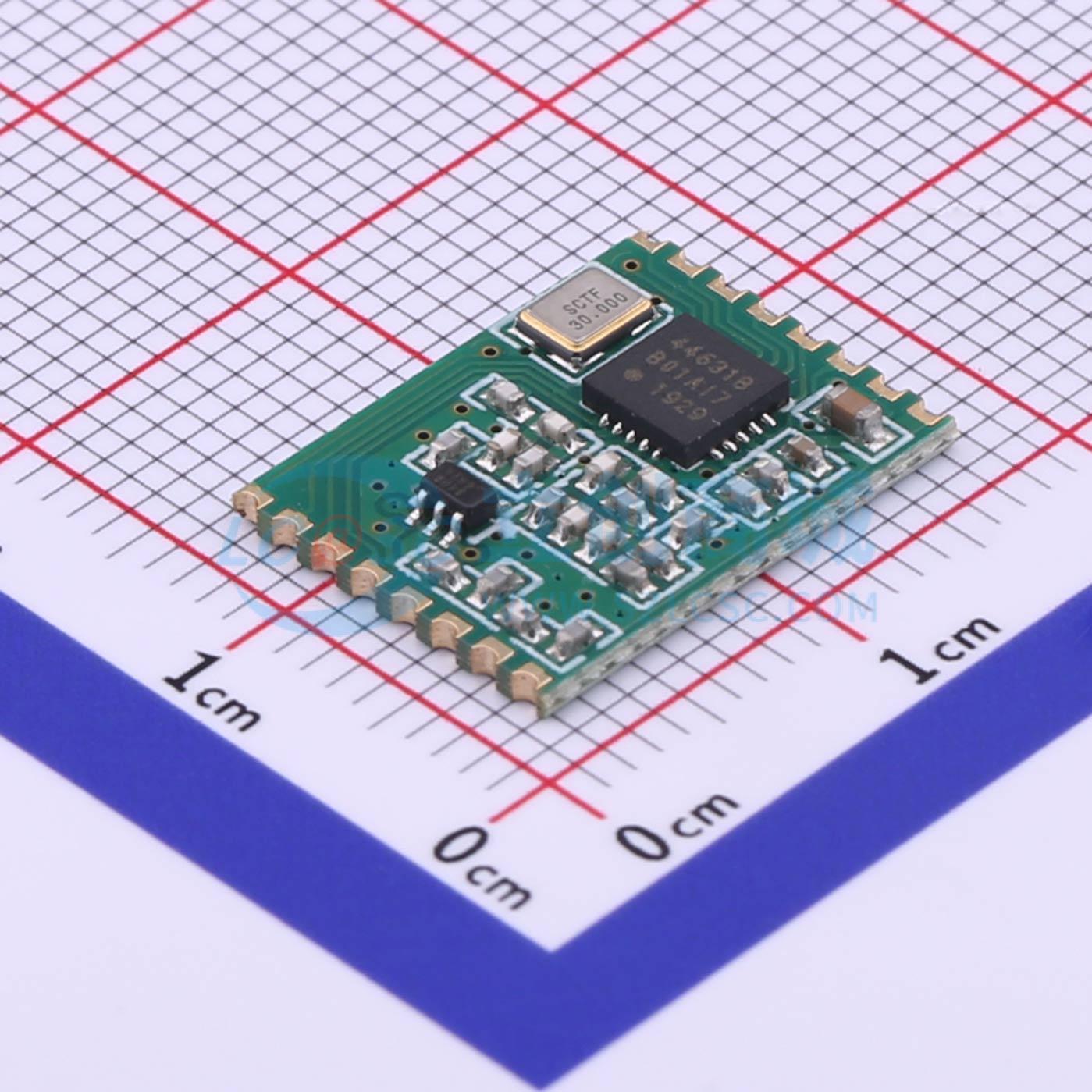 Rf 433Mhz Module - 4 stuks SI4463S4S-V1-B1B SMD 16x12mm 433MHz