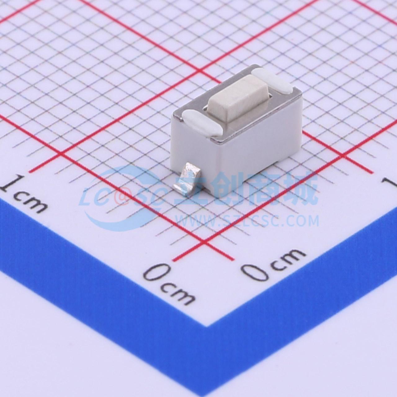 Push Button Tactile - 237 stuks 1TS002B-2300-4301-CT SMD 6x3,5 mm