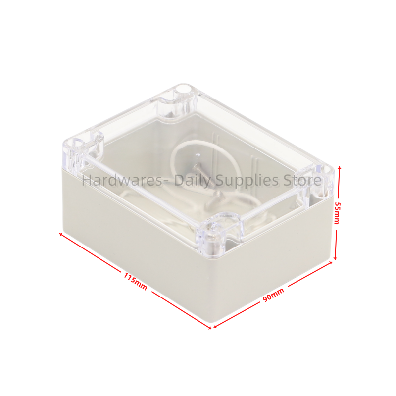 Diy Enclosure For Electronics - 1 Stuk 115X90X55Mm Waterdicht Plastic Behuizing