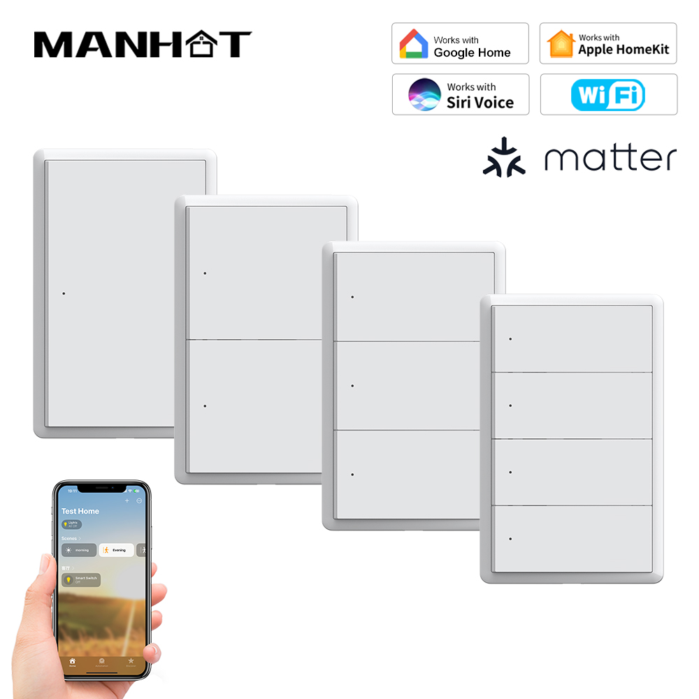Diy Home Electronics - MANHOT Homekit WiFi Smart Switch Geen