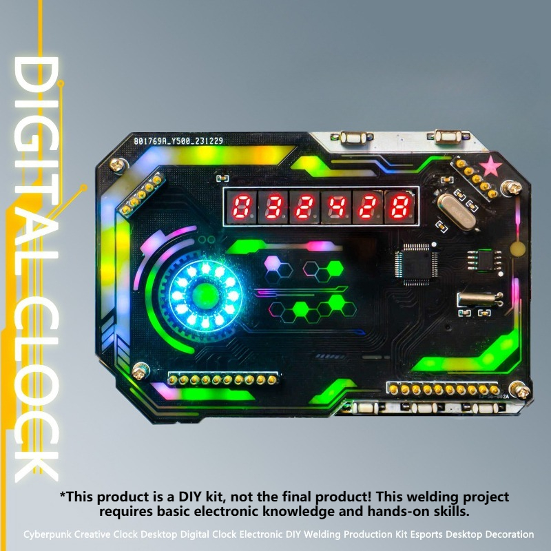 Diy Electronics Table - DIY-tafelklokken Set Digitale klok Elektronische lasset