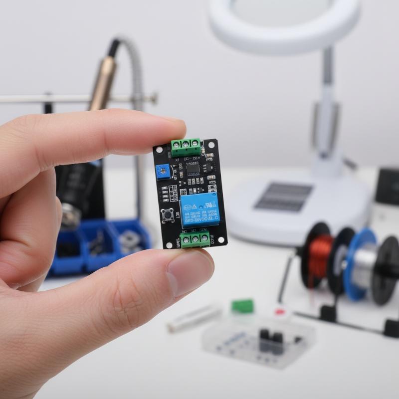 Useful Diy Electronics Projects - Timerrelaismodule Instelbare vertraging Aan/Uit-schakelaar Zelfvergrendelende timingfunctie