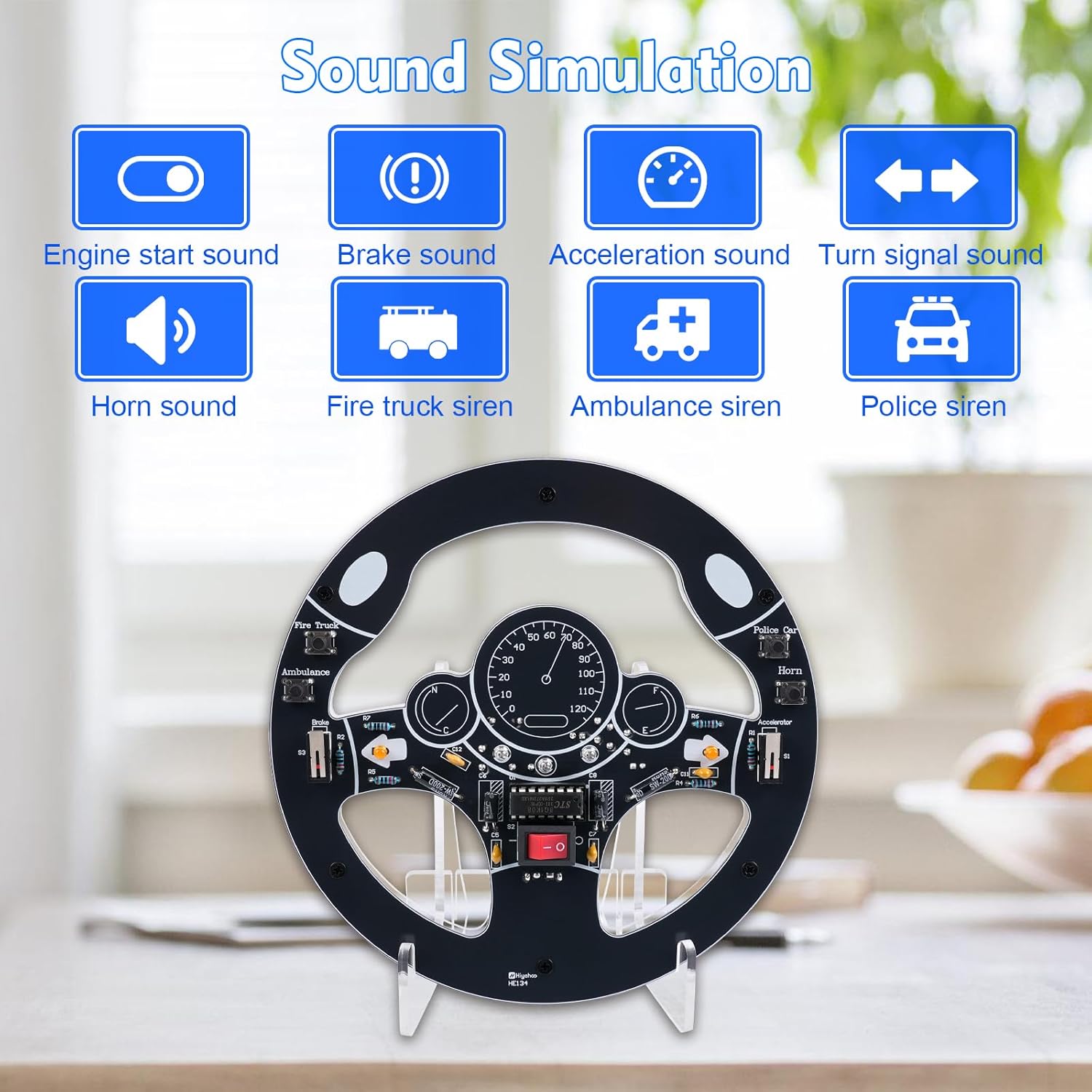 Auto-stuurwiel DIY-soldeerkit  - Pcb Etching Kit recensie en prijs