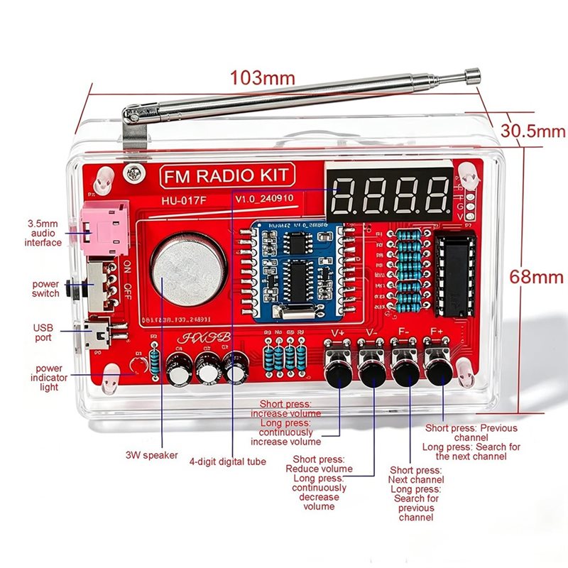 PHILE-Stereo FM-radio, elektro - Useful Diy Electronics Projects recensie en prijs