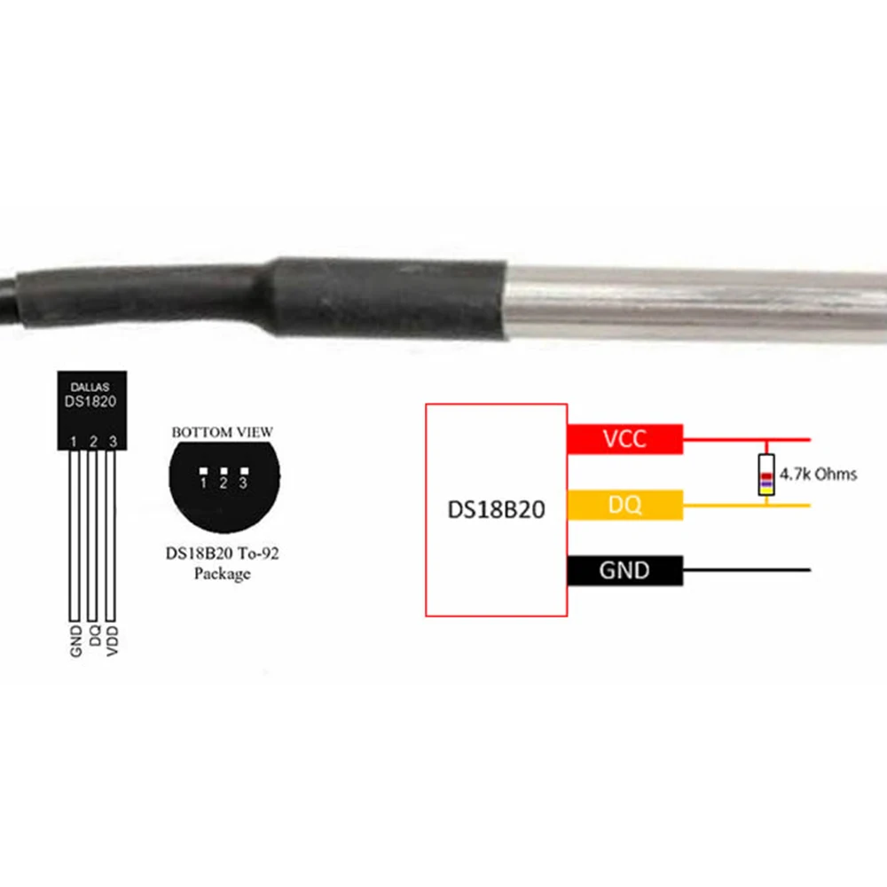 DS18B20 Temperatuursonde 1m 2m - Ds18B20 Temperature Sensor recensie en prijs
