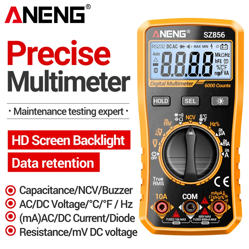 ANENG SZ856 intelligente multi - Diy Electronics Table recensie en prijs