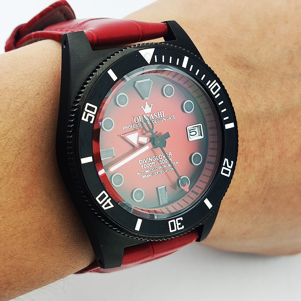 40,5 mm gepersonaliseerd horlo - Push Button Tactile recensie en prijs