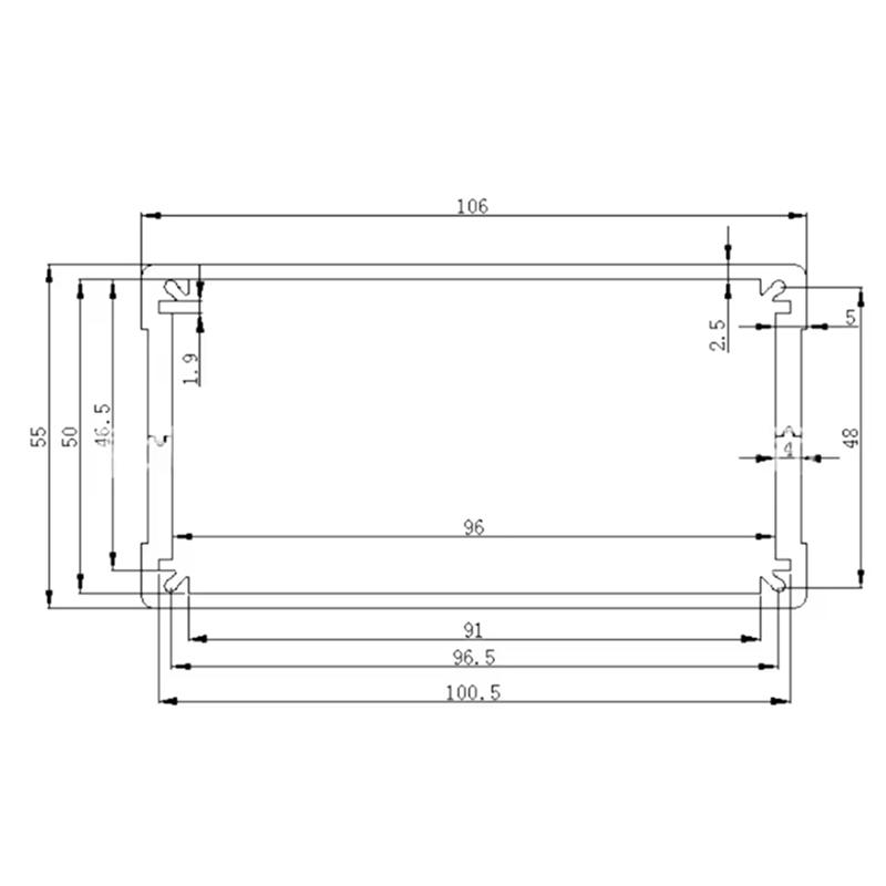 A84X-aluminiumlegering elektro - Diy Enclosure For Electronics recensie en prijs