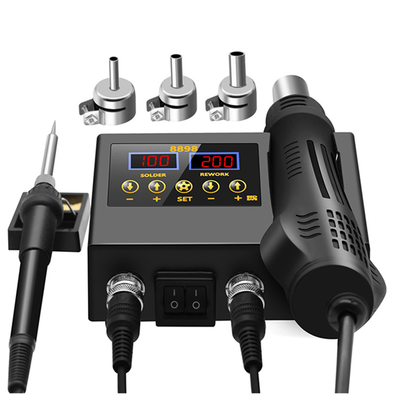 Digitaal soldeerstation 2-in-1 - Hot Air Rework Station recensie en prijs