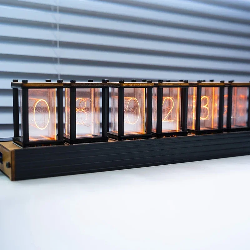 Luxe Nixie Glow Tube Klok Hout - Diy Electronics Table recensie en prijs