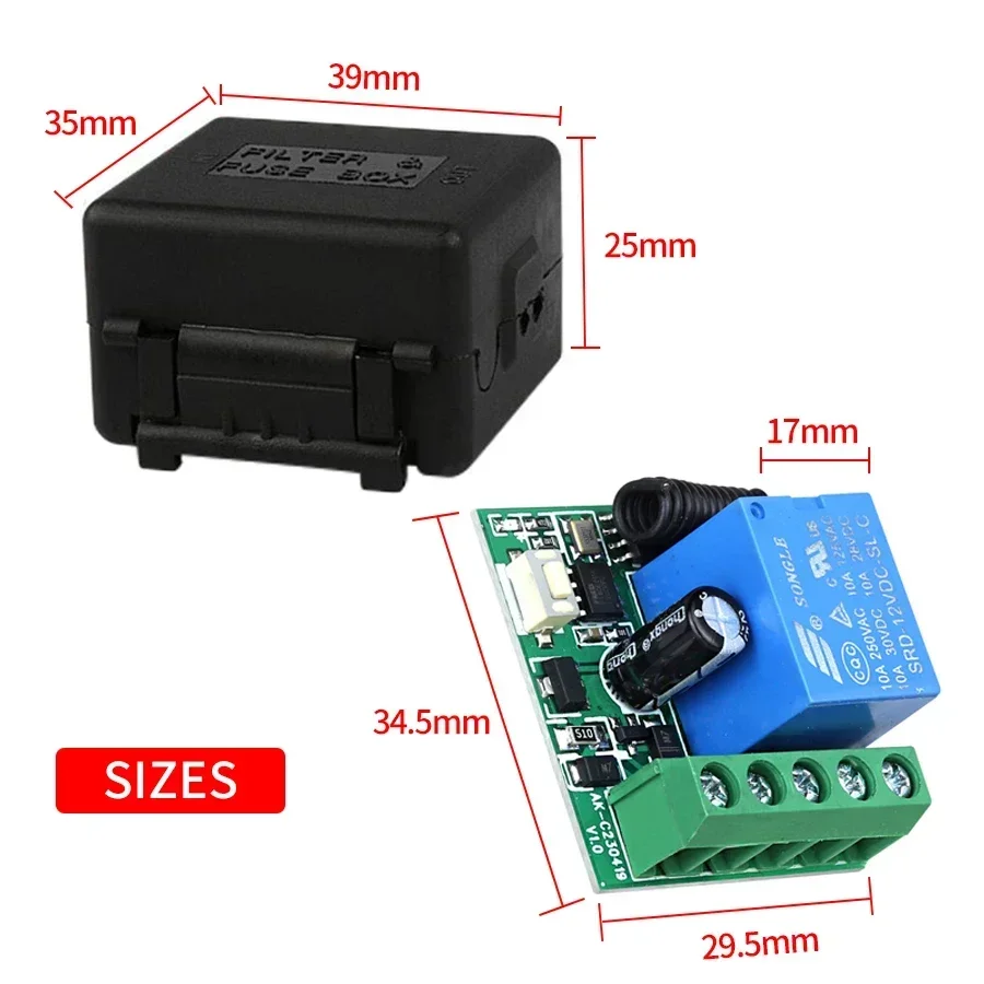 DC 12V Afstandsbediening Slimm - Rf 433Mhz Module recensie en prijs