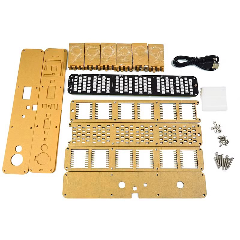 Glow Tube Clock Kit DIY elektr - Diy Electronics Table recensie en prijs