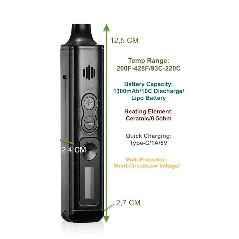 Anix Taurus Droge Kruid Vapori - Diy Vape Electronics recensie en prijs