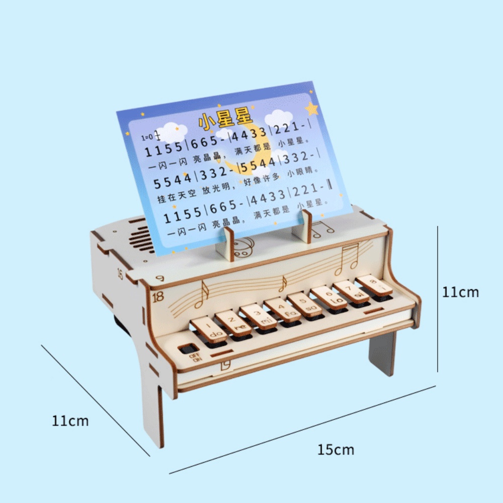 DIY houten elektronische piano - Diy Home Electronics recensie en prijs