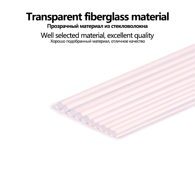 2 STKS Transparant Glasvezel + - Diy Electronics Guide recensie en prijs