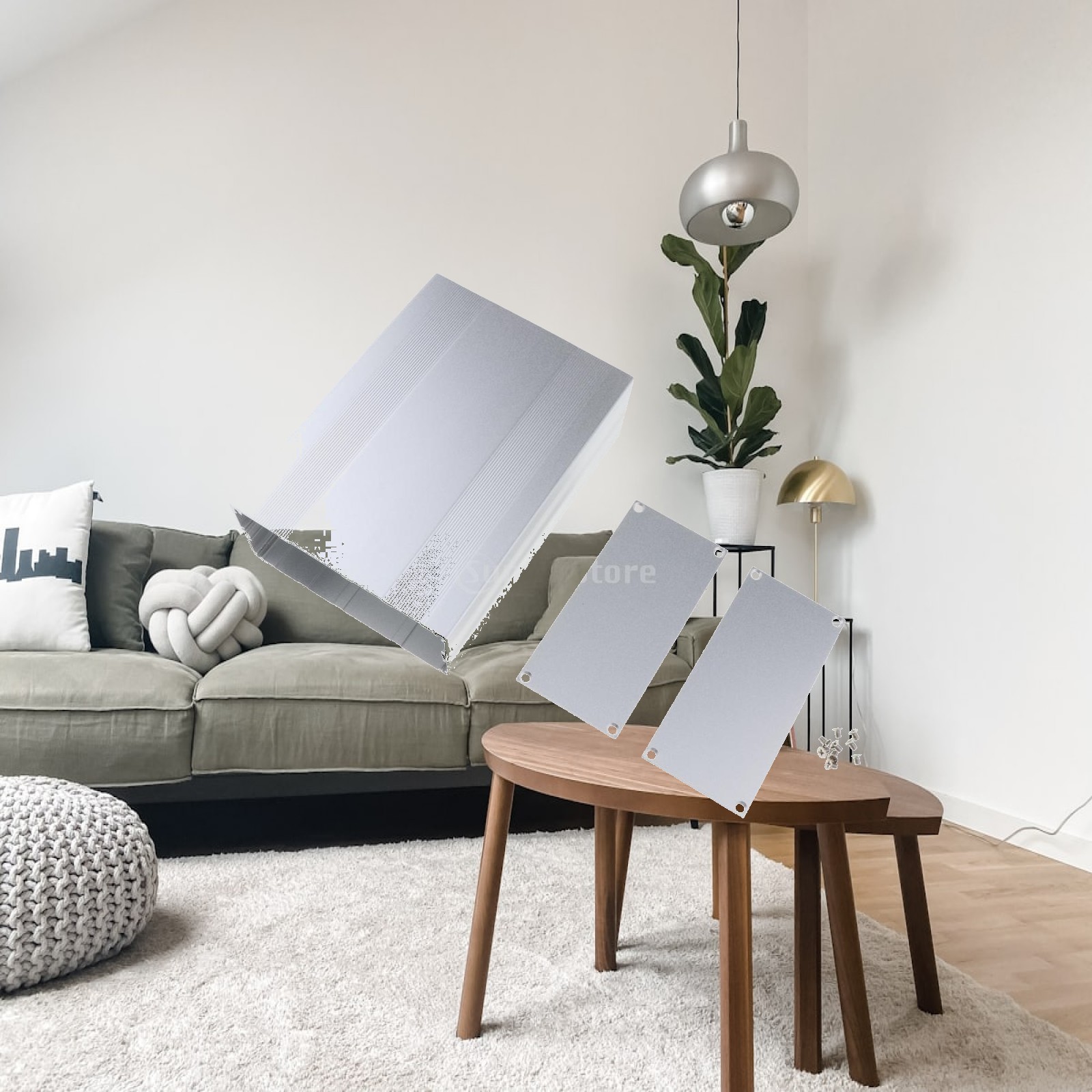Aluminium projectdoos Zilver g - Useful Diy Electronics Projects recensie en prijs