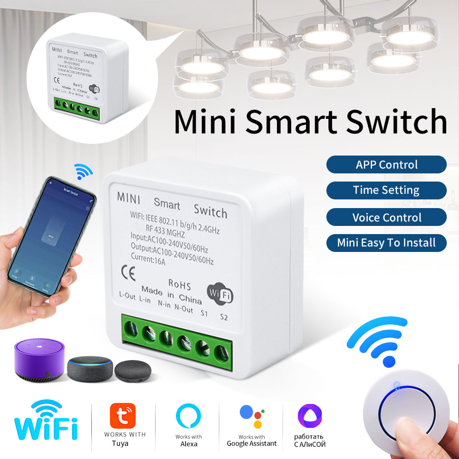 RF433Mhz 16A/20A Tuya WiFi Sma - Rf 433Mhz Module recensie en prijs